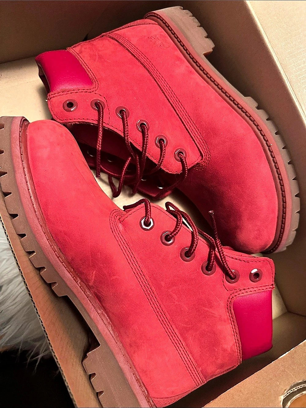Timberland Red Boots - Picture 2 of 9